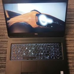 Ultra High Grade Dell 17.3" Laptop Intel Hexa Core 5.1 GHz 32GB RAM 1TB NVMe SSD Nvidia RTX 4000 8GB GDDR6 Graphics 2x USB C Ports Windows 11 Pro