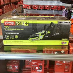 Ryobi P546A P546 ONE+ 10 in. 18-Volt Lithium-Ion Cordless Battery Chainsaw (Tool Only)(NEW) 