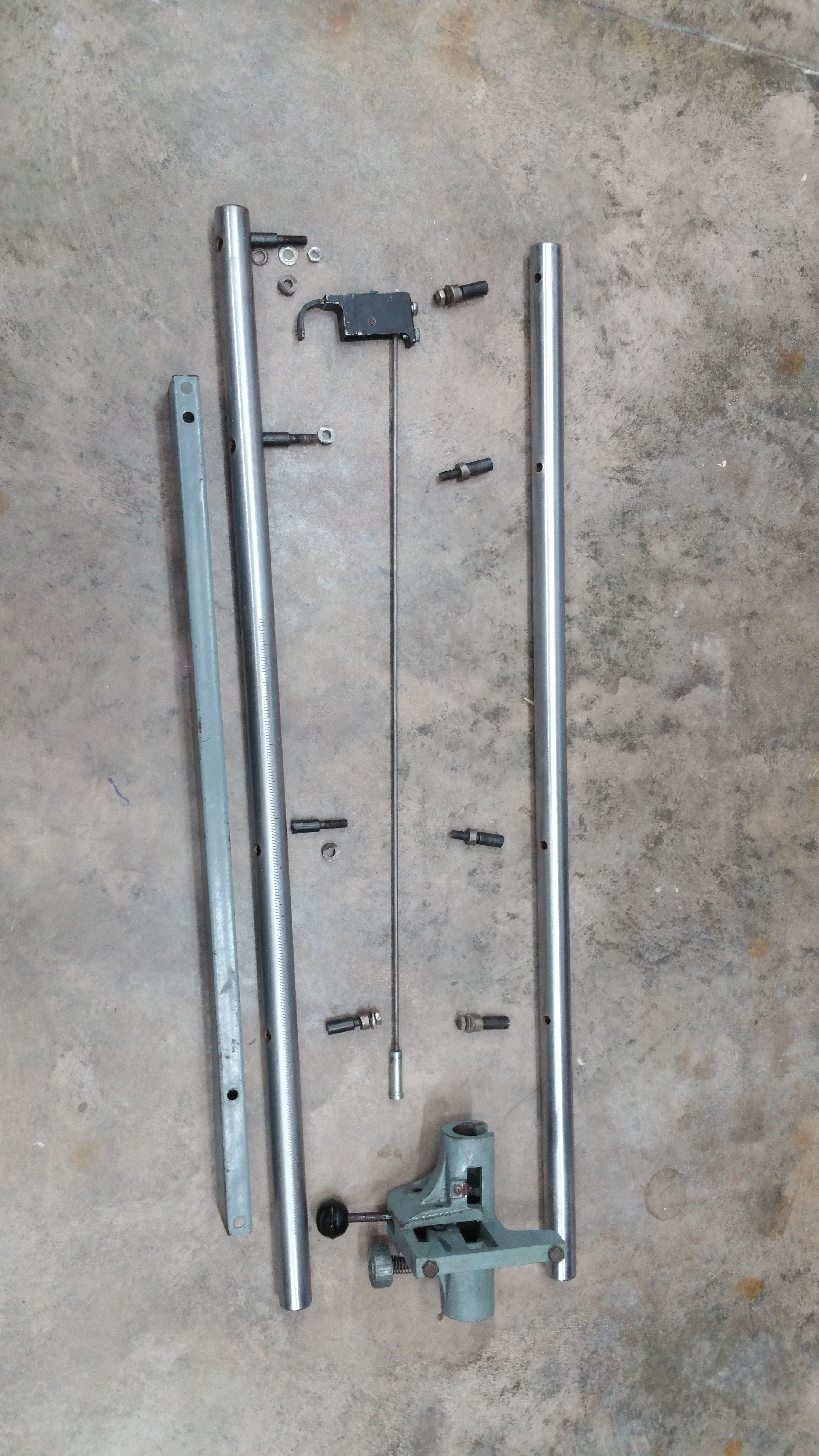 Vintage Delta Unisaw jet lock fence model 10 contractor saw fence with micro adjust