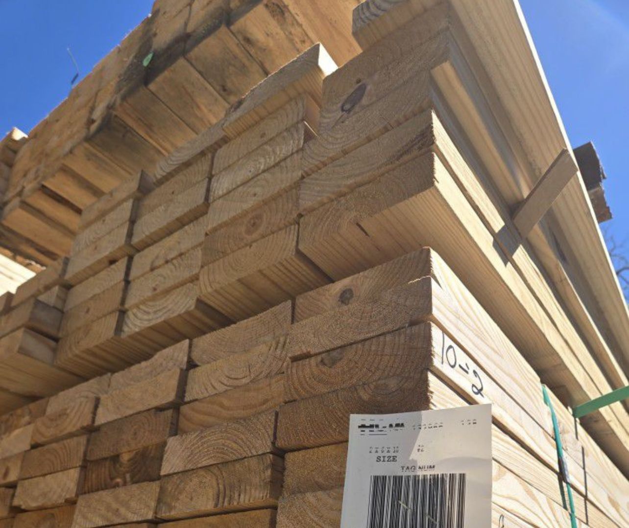 2x6x10 Yellow Pine Pressure Treated Lumber
