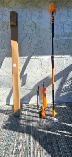36 Foot High Reach Duster Kit with 5-30 ft Extension Pole for Cleaning
High Ceiling Dusting & Window Cleaning Kit with Telescopic Pole, Window Washer