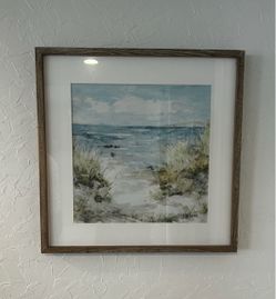 FIRM ON PRICE: Ocean Water Color Print (24.5x24.5 inches)
