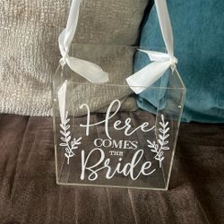 Flower Girl Clear Basket 
