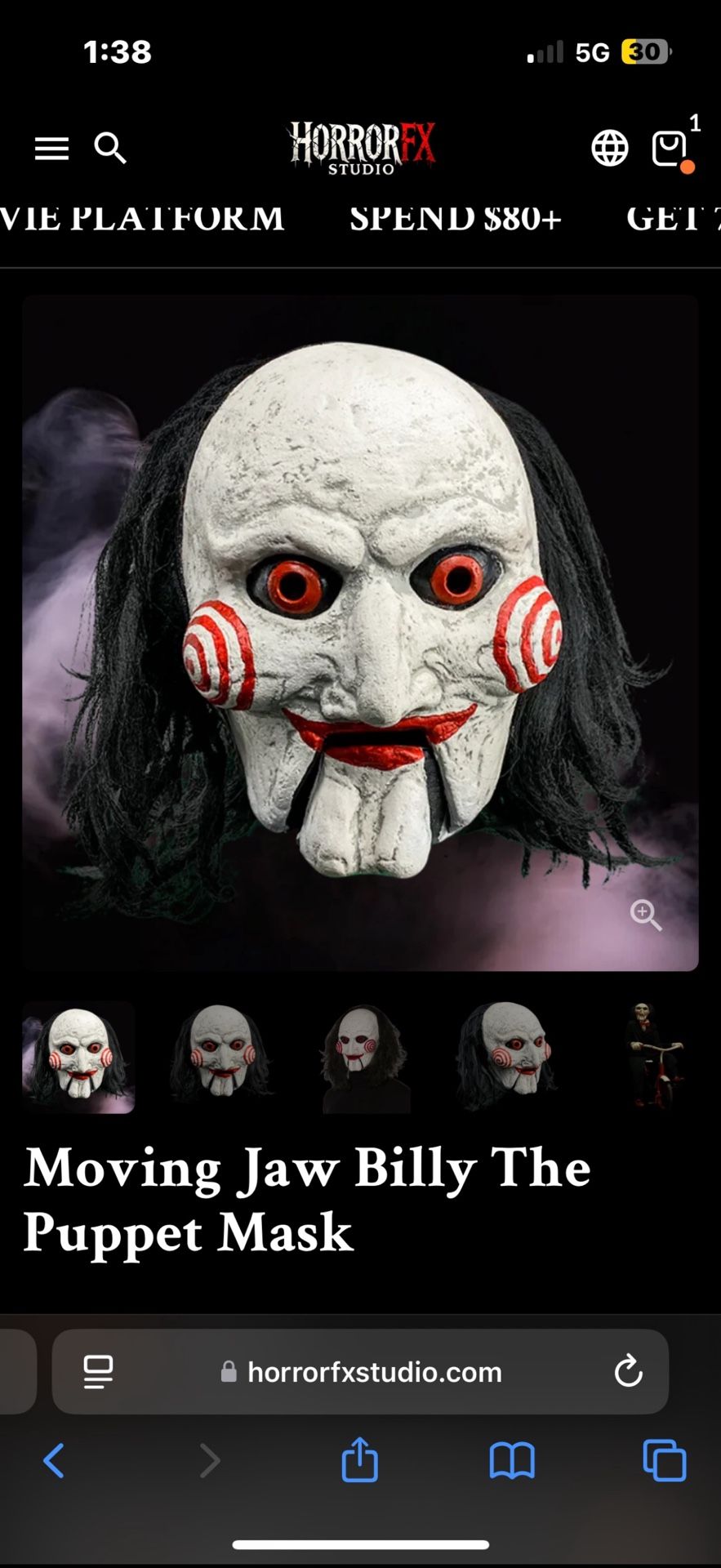 Halloween Mask/ Saw 
