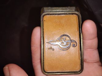 solid brass 70s belt buckle
