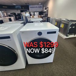 7.4 Cu. Ft. Vented Stackable Smart Electric Dryer In White With Turbo Steam 