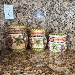 Canisters (3)$20