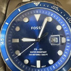 Fossil Sapphire Dive Watch