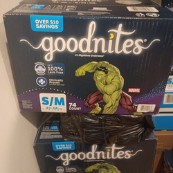 Boy/ GOODNITES PULL UPS size SMALL/MEDIUM