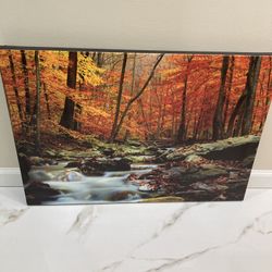 Picture Canvas For Wall Autumn Fall Scene 