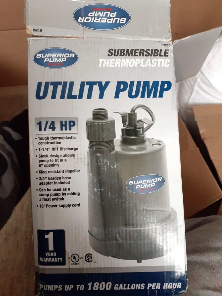 Superior pump Utility Pump 1/4 hp