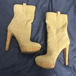 Suede platform, Michael Kors boots size 8.5