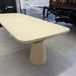 Dove Tail Cabrera Light Natural Dining Table
