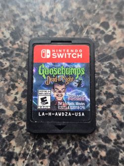 Nintendo Switch Goosebumps Dead Of Night Game