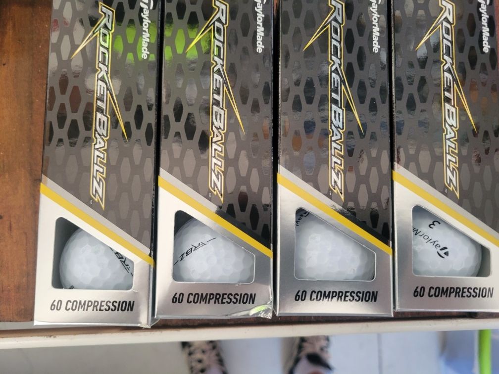 New TaylorMade RocketBallz 60 Compression • 1 Dozen Golf Balls
