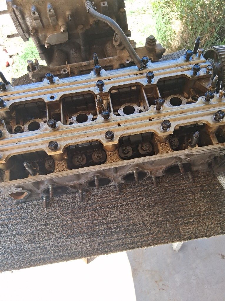 H23a P13 Vtec Head Along With Manifold And Fuel Rail
