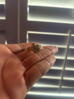 Gold LA ring
