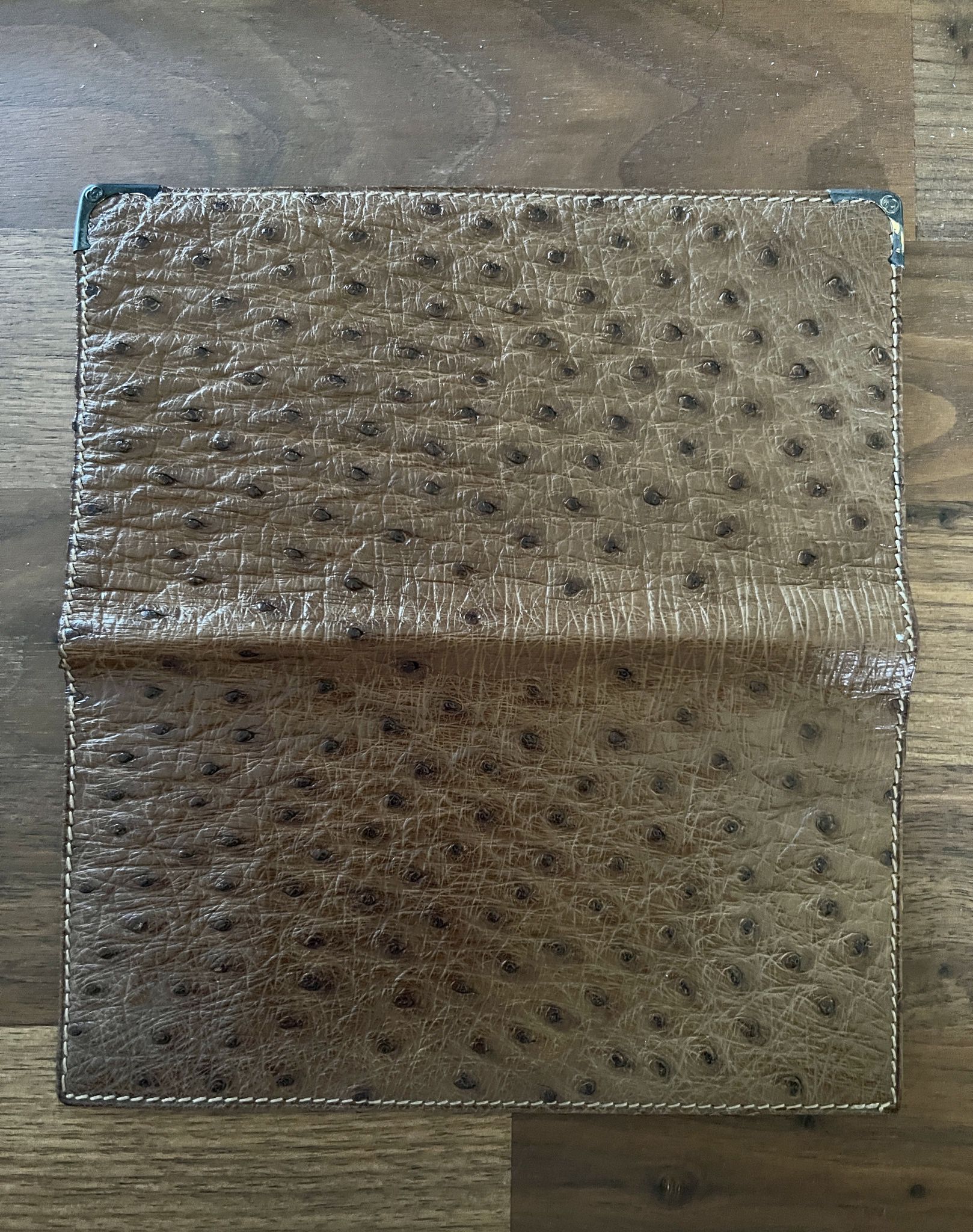 Vintage Gucci Ostrich Leather Wallet