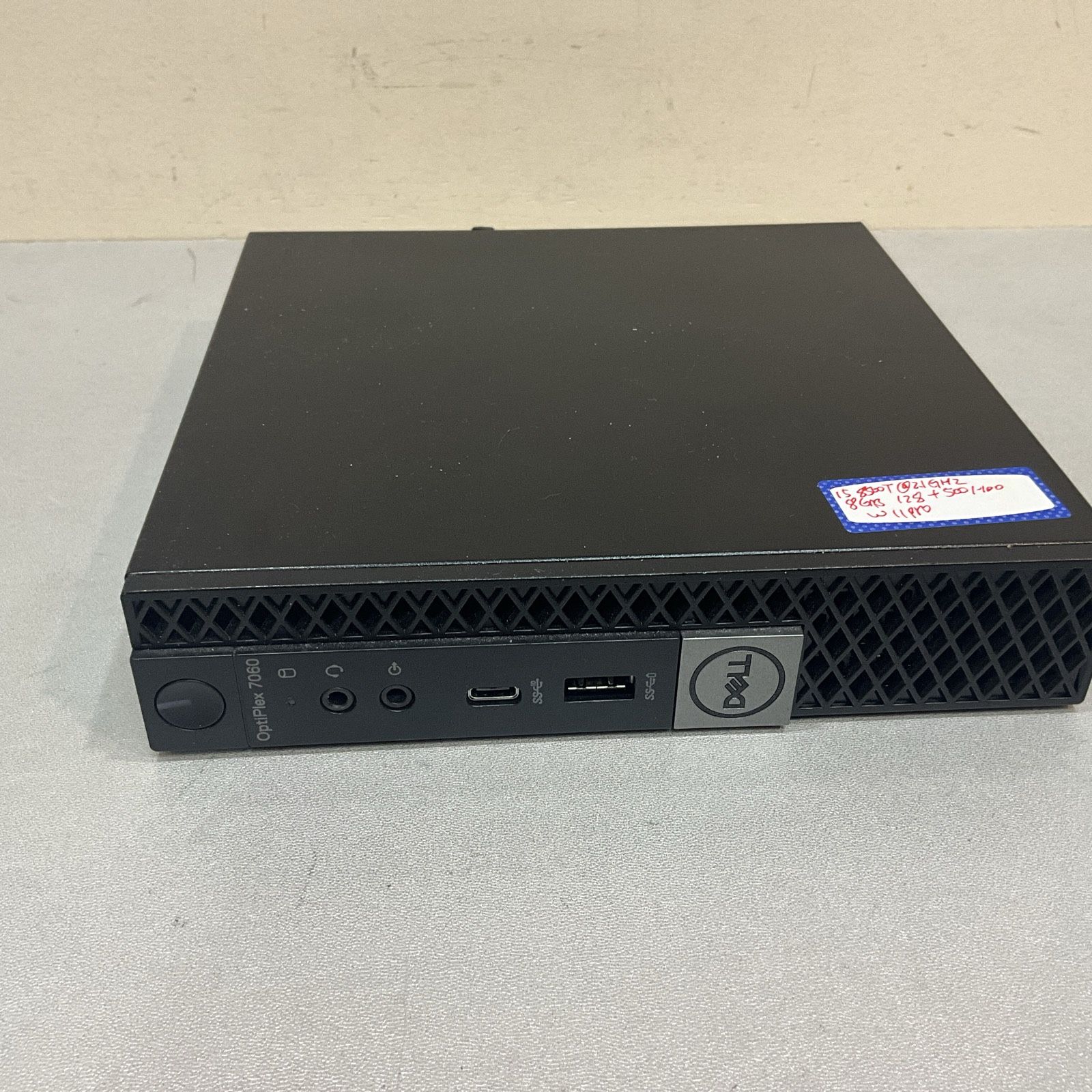 Dell Optiplex 7060 Mini PC Intel (contact info removed) 8GB RAM 128ssd +500hdd W11pro with AC adapter new fresh window install