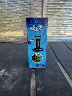 New H2OGo Air Hand Pump 12" Large Air Chamber for Rapid Inflation-3 Adapters

