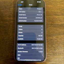 Clean iPhone 16 Unlocked 128 Gb Clean Imei