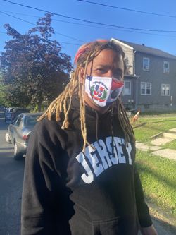 Dominican republic flag adjustable mask