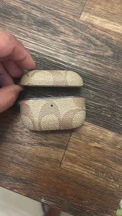 Coach Air Pods Pro Case Brown 