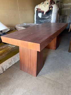 Cb2 desk in walnut
