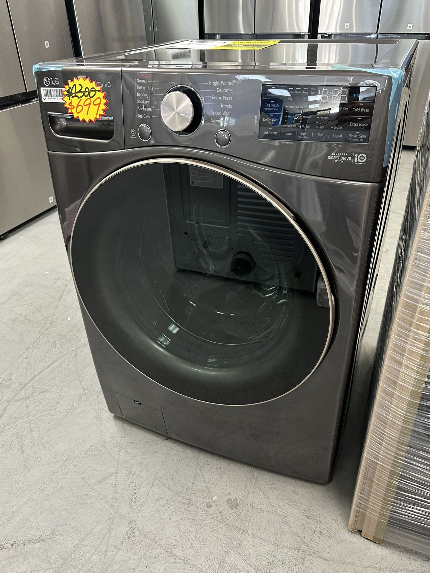 Top Rated🔥4.5 Cu. Ft. Stackable SMART Front Load Washer