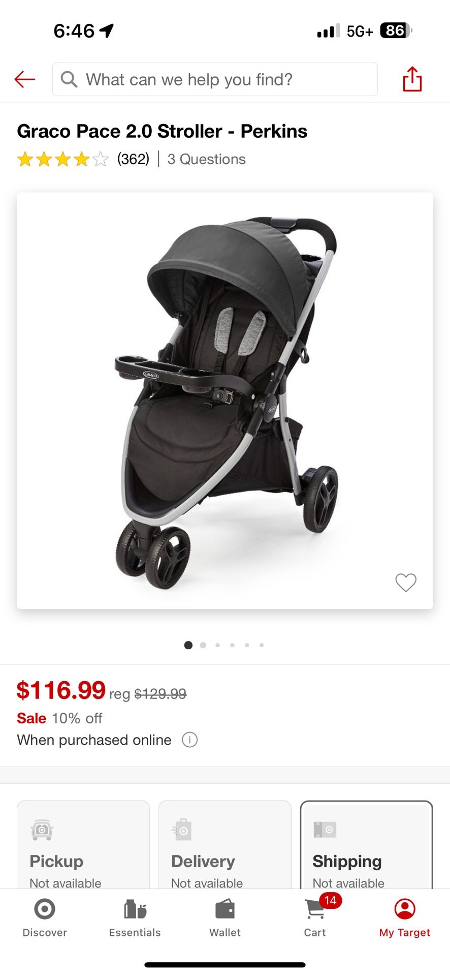 Graco Pace 2.0 Stroller
