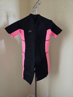 Hevto Kids Wetsuit Shorty 2mm Neoprene Thermal Wet Suit Front Zip