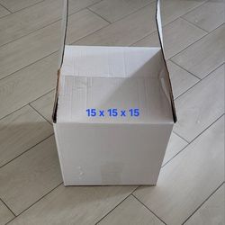 15x15x15 White Boxes 