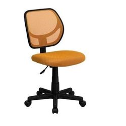 Flash Furniture Neri Low Back Orange Mesh Swivel Task Office Chair