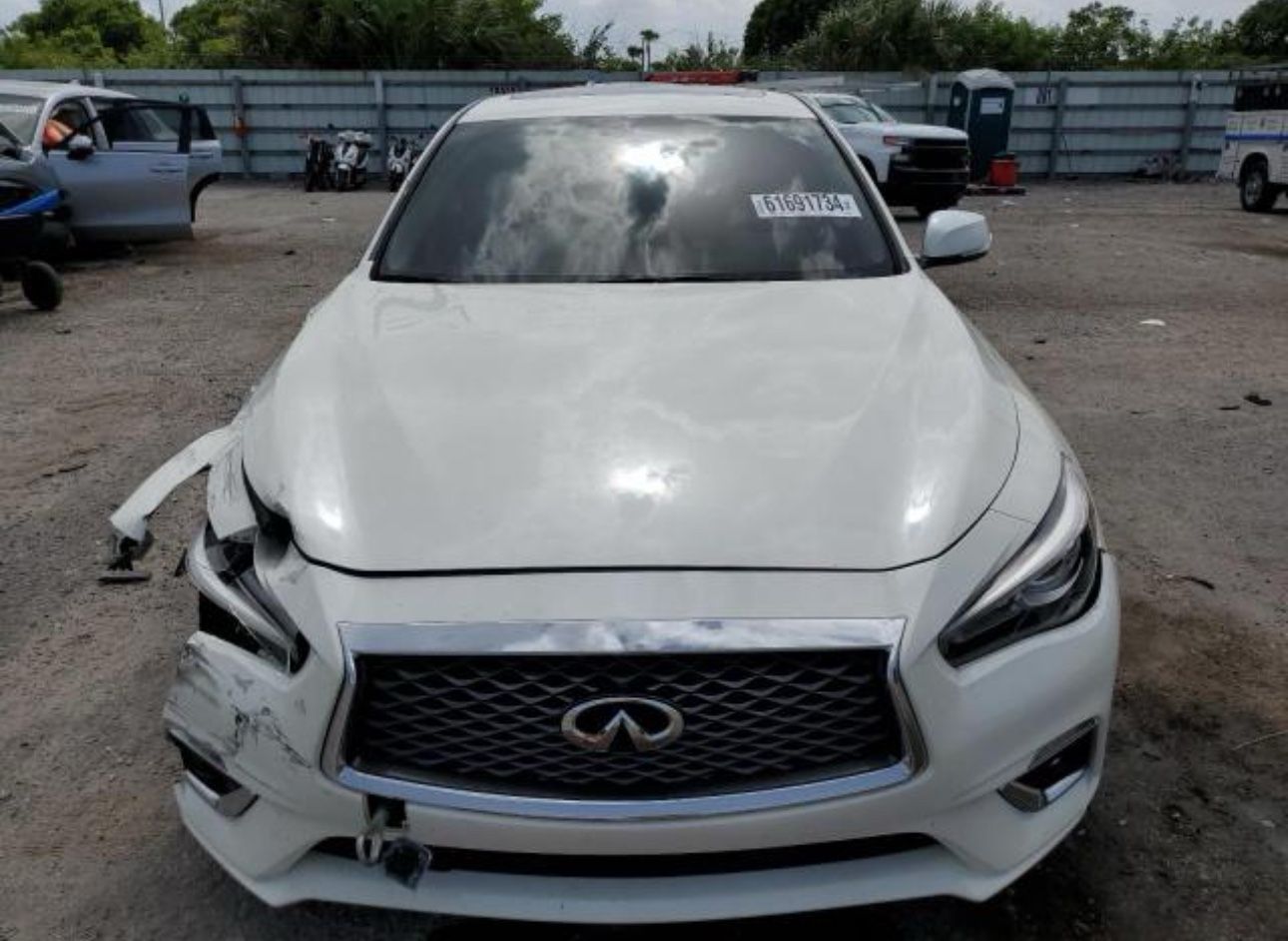 Infiniti Q50 All body parts, glass, mirrors, body, engine transmission suspension