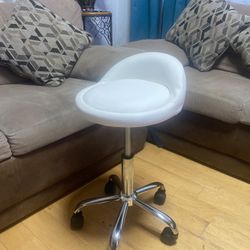 Rolling Stool with Wheels Swivel Salon Stool 