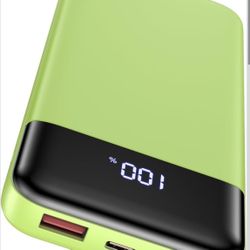 Portable Charger, 10000mAh Slim Power Bank Portable Phone Charger 22.5W PD