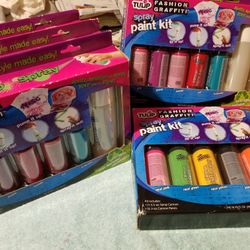 Spray paint kit - for clothes