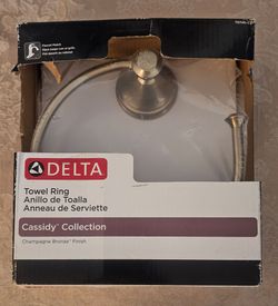 Delta Champagne Bronze Towel Ring