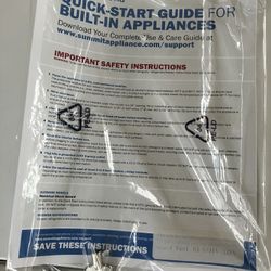 Summit Accucold  Medical/lab Refrigerator Like New Measures 23 1/2” With Key Wide By 32” Long 