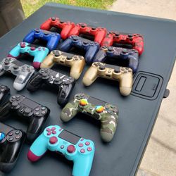 Original Controller Playstation 4 pro PS4 Slim Play station 4 Control wireless BLACK $30! EACH or Color is $40 each... charger cables New is $5!