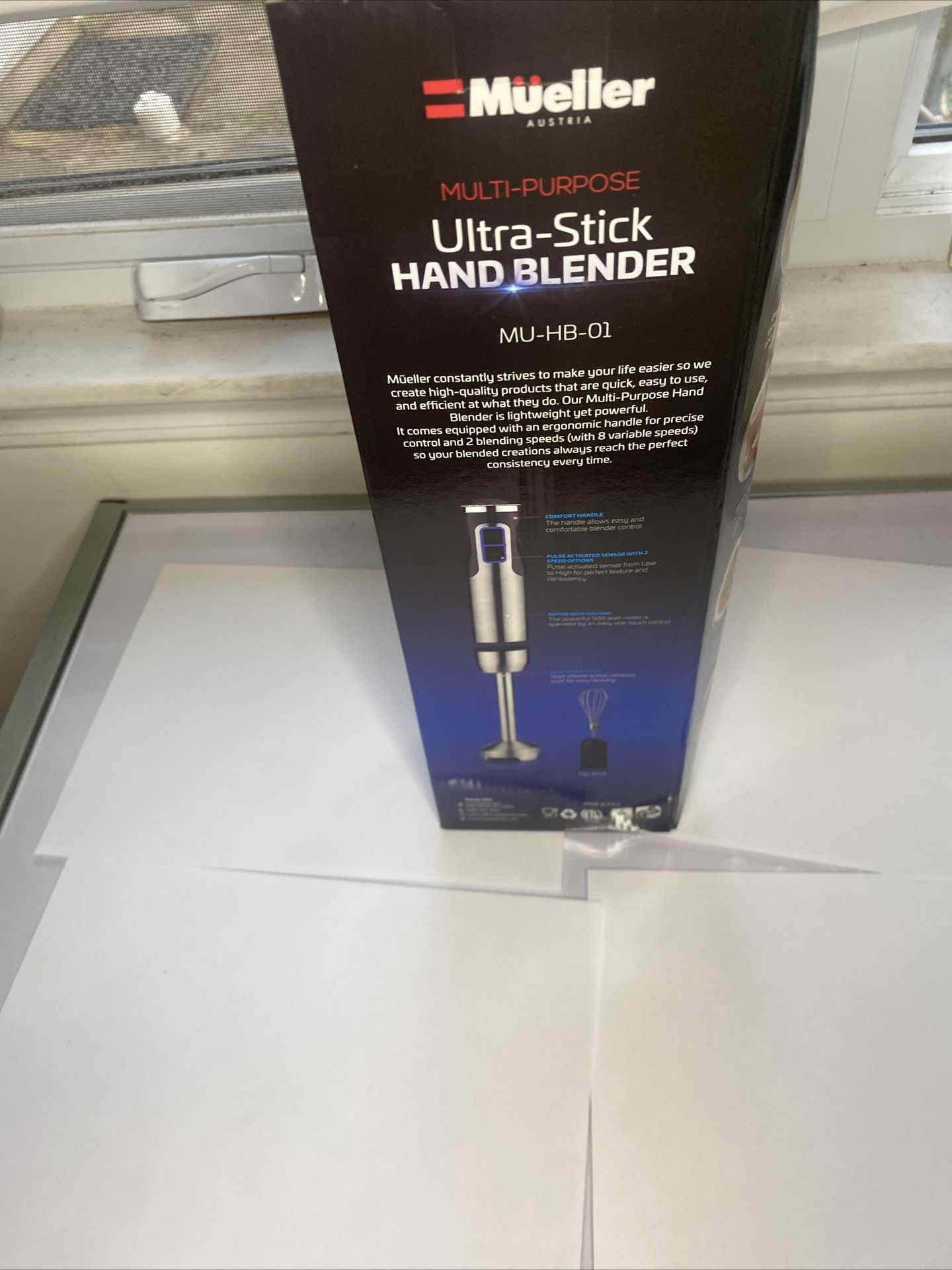 Mueller Ultra-Stick Hand Blender 500-W Immersion Multi-Purpose Brand New In  Box