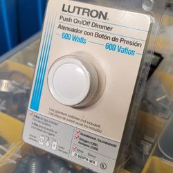 Lutron Push On/Off Dimmer
