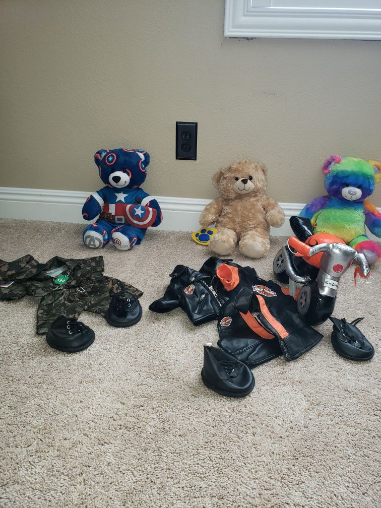 Build a Bear plush and accessories
