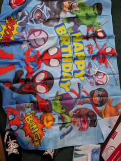 Young Spiderman Heroes Happy Birthday