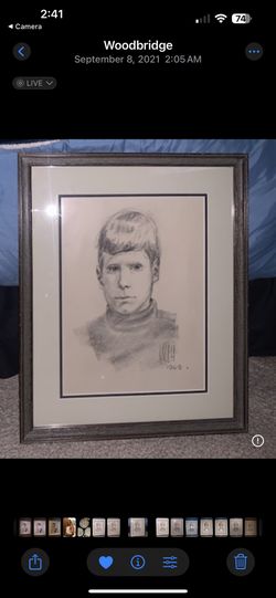 A Large Beautifully Signed & Dated, Framed Antique Artwork Picture Portrait, In Excellent Condition, Dated 1969 - Mint 