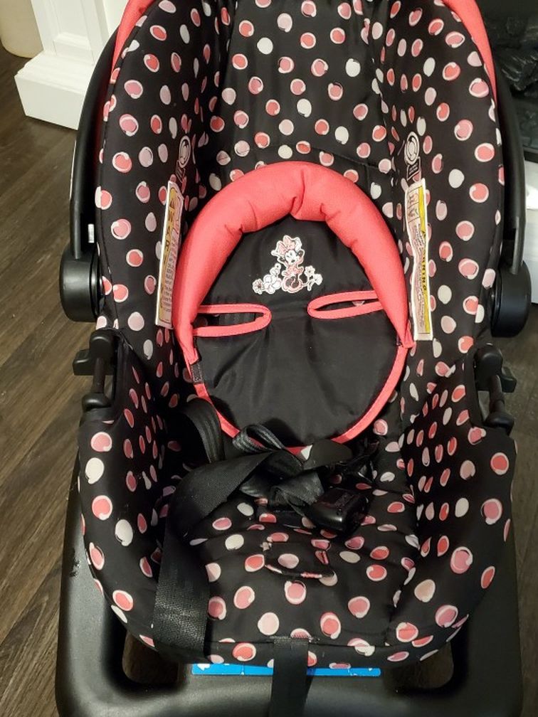 Car Seat With Base Minnie Mouse