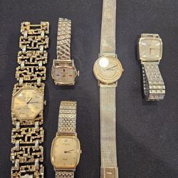 WATCHES VINTAGE UNISEX GOLD PLATED/FILLED 