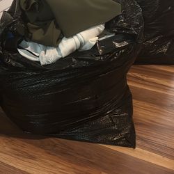 3 Large Bags Of Clothing 