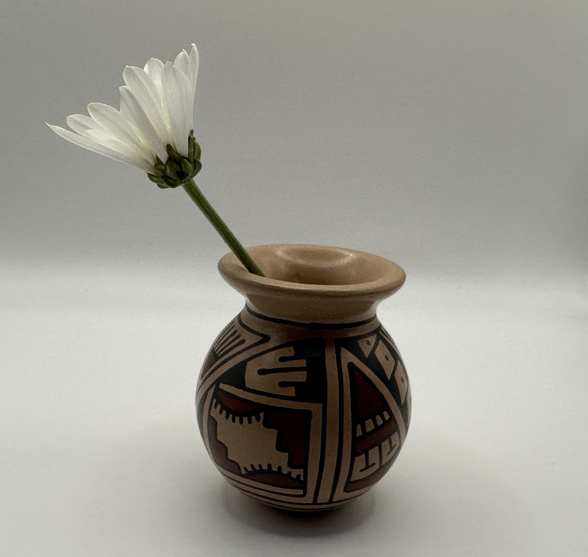 Mata Ortiz Handcrafted Olla Pottery 2”