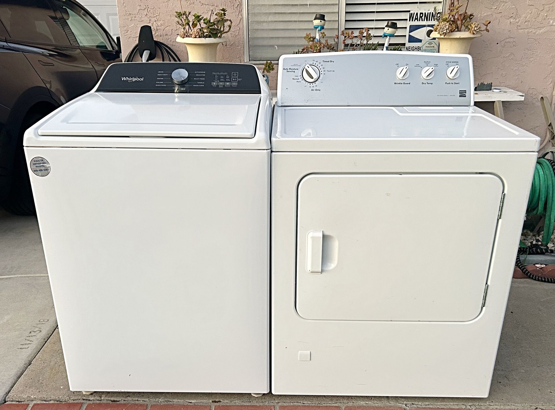 Washer And Gas Dryer 